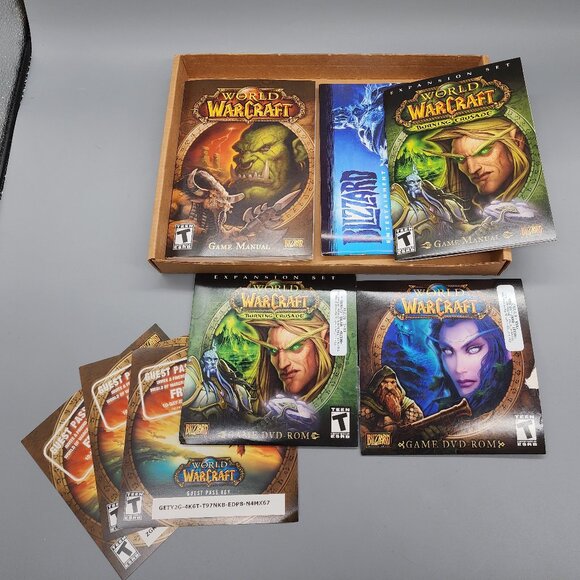 World of Warcraft Battle Chest PC/Mac Game Set w/ Expansions & Manuals - Rare! - Picture 6 of 8